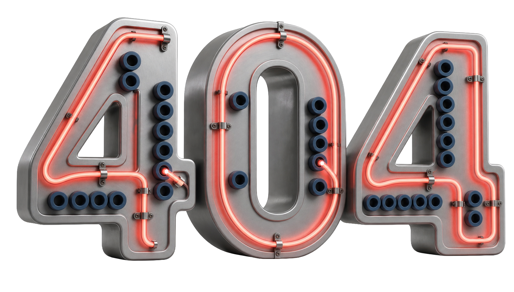 404 Neon Sign